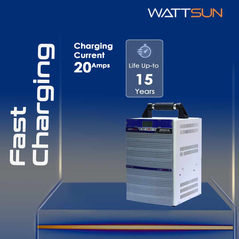  2KVA UPS Portable Inverter with Inbuilt 90ah lithium Battery, Maximum AC Output 2000VA, UPS-2000W