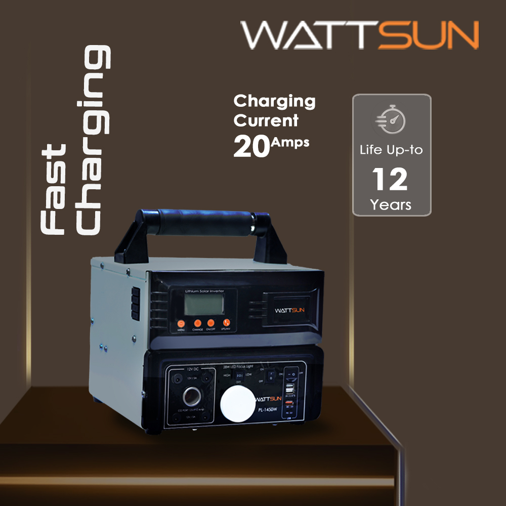 1450VA Inverter with In-Built Lithium Battery, PL-1450W