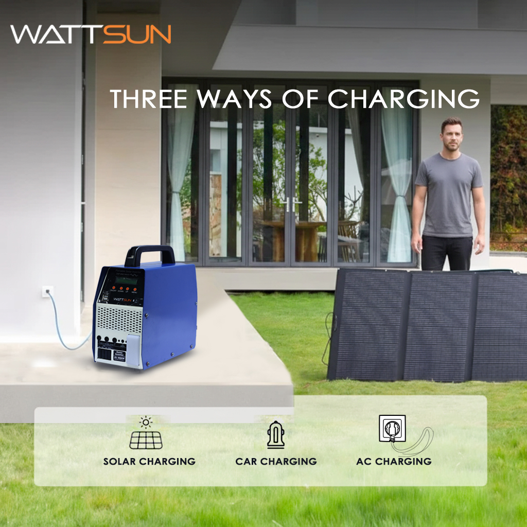 86Ah, 1 kva Portable Inverter for Home with Inbuilt Lithium Battery, PL-900W-XL